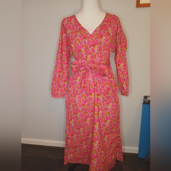 J. Crew Collection Printed Ratti Italian Fabric Maxi Dress - Picture 3 of 9